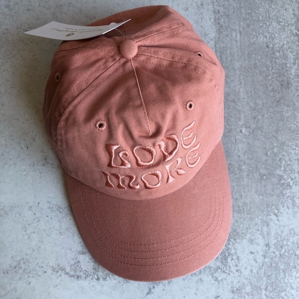 Spiritual Gangster Love More Dad Hat Pink Adjustable Baseball Cap NWT Yoga - Picture 4 of 8